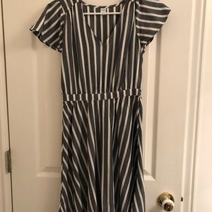 striped dress